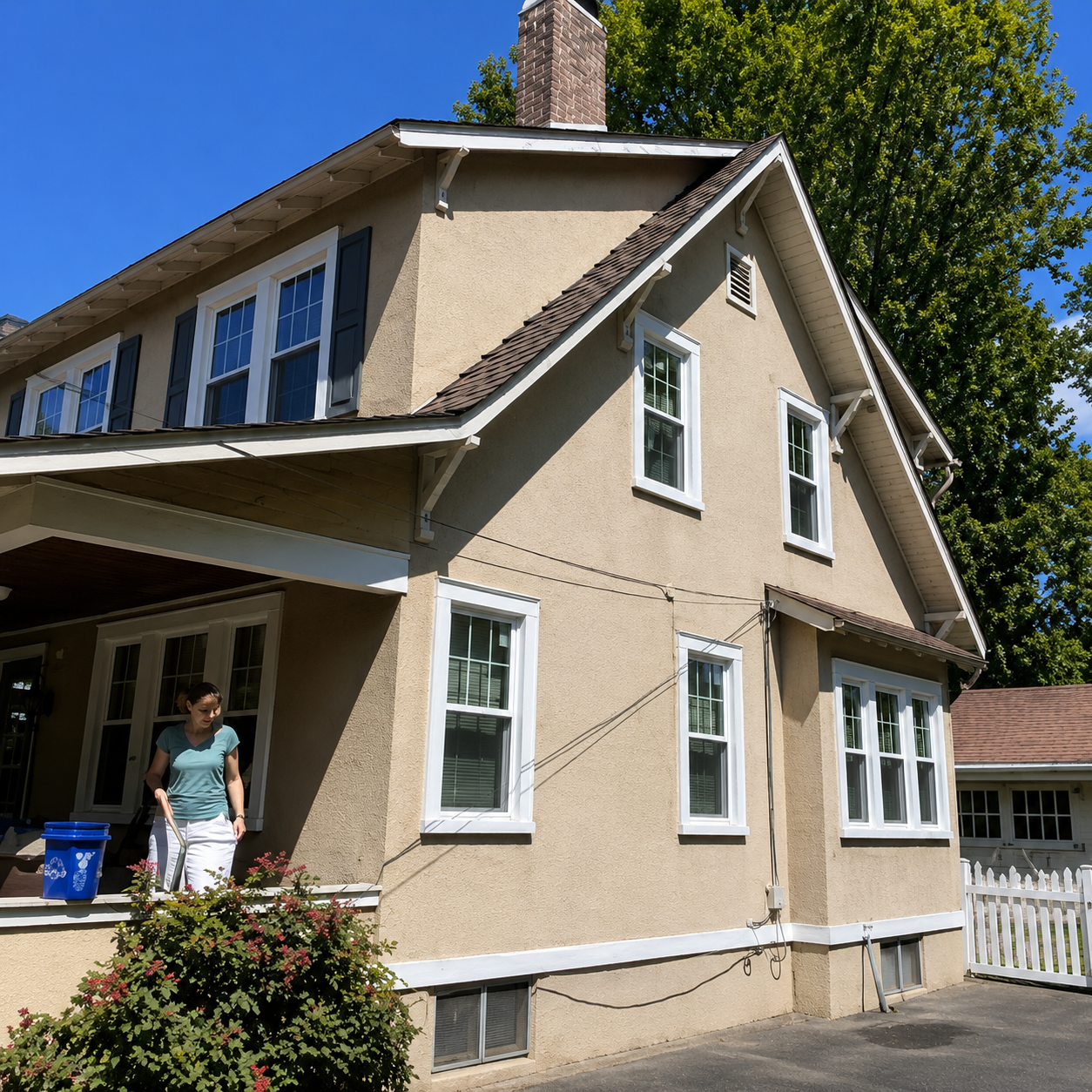 Clean Window Trim Installation
