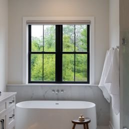 Elegant Glass Panel Installation